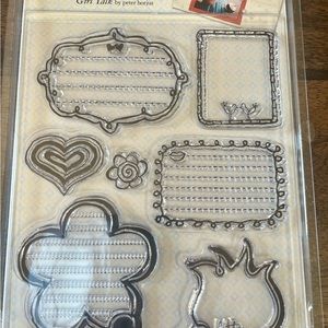 Stampology Clear Stamps Girl Talk by Peter Horjus 2008